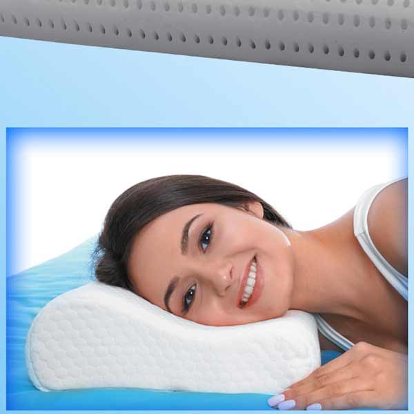 GUANCIALE IN MEMORY FOAM MADE IN ITALY CUSCINO DA LETTO CERVICALE