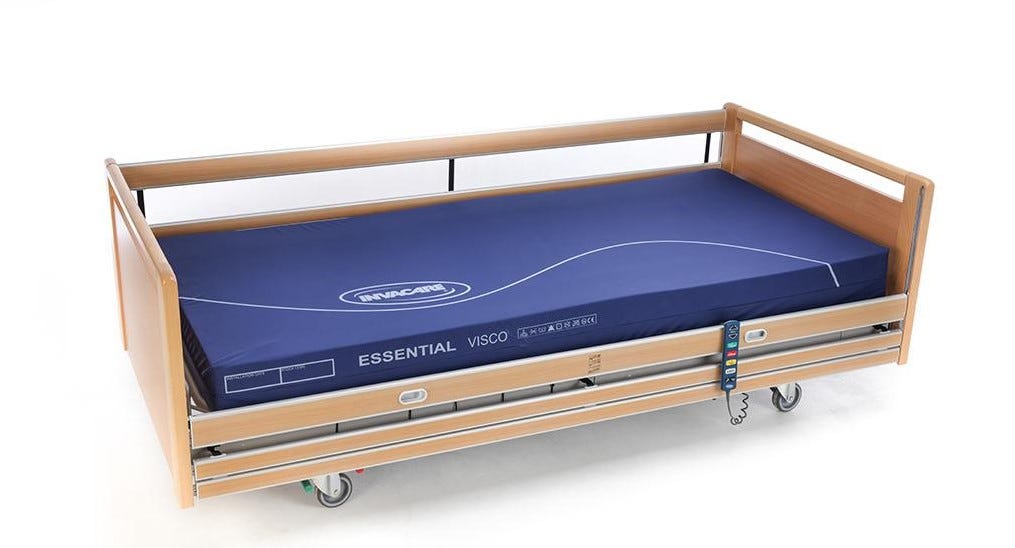 Il materasso Essential Visco Invacare misura cm. 88x195x12 di altezza