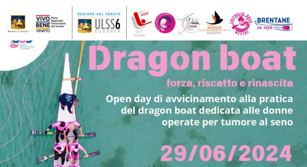 Immagine per Open Day Dragon Boat – Progetto Regionale. Unite Gareggiamo Ovunque. Il Dragon Boat: forza, riscatto e rinascita.
