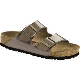 Birkenstock Arizona Birko-Flor electric metallic - sandali calzata stretta