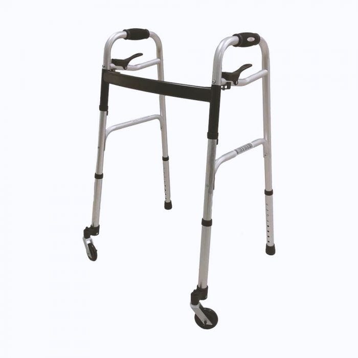 Deambulatore Fisso Push down Wimed con ruote piroettanti