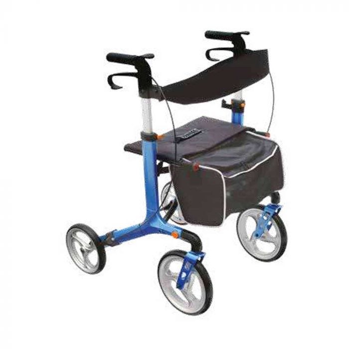 Deambulatore Rollator pieghevole in alluminio con seduta Epic Prestige Wimed