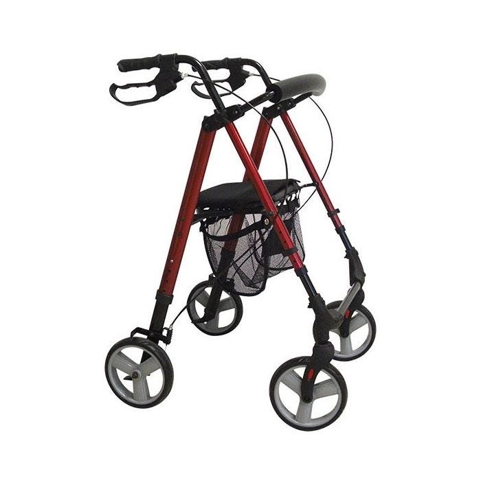 Deambulatore rollator duralluminio 4 ruote mod. DYNAMIC