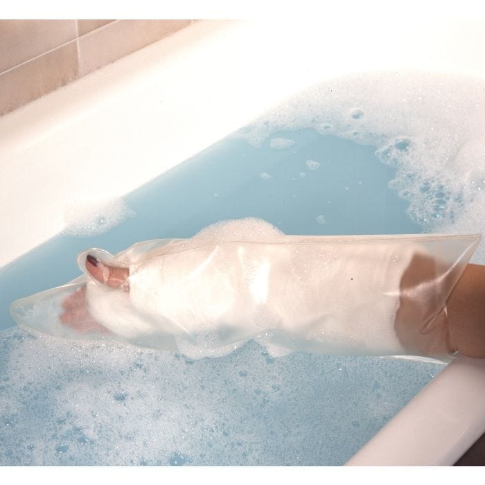 Protezione doccia bendaggi e gessi per braccio intero